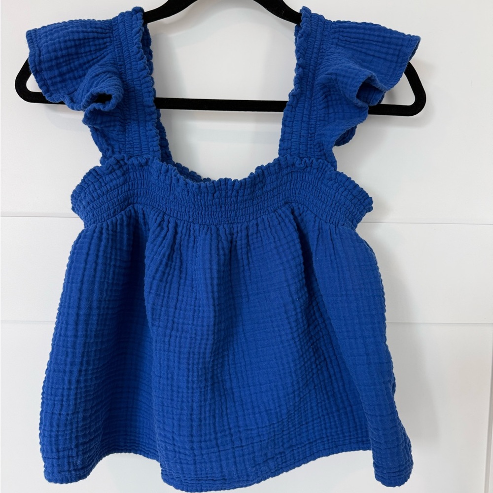Loft Beach Triple Cloth Ruffle Strap Top - Picture 5 of 7